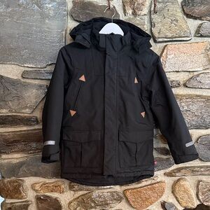 Polarn O. Pyret Black Kids parka Jacket